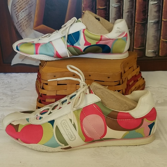 Coach Multicolored Size 8.5 Sneakers - Picture 4 of 6